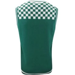 Adidas Golf Pullover - Bogey Boys Vest - Collegiate Green AW23 -Golf Fashion Shop 0000 img 0991