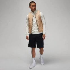 Nike Jordan Golf Pullover - Dri-Fit Player HZ - Sail FA23 -Golf Fashion Shop 0000 jordan sport mens golf half zip top 7kt1ht 5