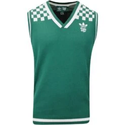 Adidas Golf Pullover - Bogey Boys Vest - Collegiate Green AW23