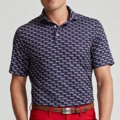 RLX Golf Shirt - Speedster Printed Airflow - Refined Navy AW23 -Golf Fashion Shop 0003 s7 1487950 alternate10
