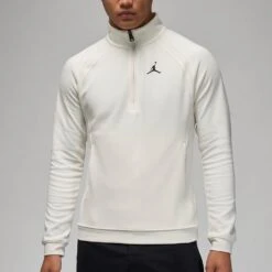 Nike Jordan Golf Pullover - Dri-Fit Player HZ - Sail FA23