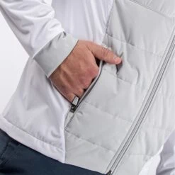 Galvin Green Golf Jacket - Leonard Quilted IFC-1 - Cool Grey AW23 -Golf Fashion Shop 0007 leonard b01000049365 s 196
