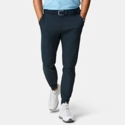 Macade Golf Trousers - Tech Jogger Pant - Navy SS23 -Golf Fashion Shop 0008 macade golf trousers tech jogger pant navy ss23 pa20220691 17