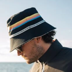 PUMA Golf Bucket Hat - Duvin Sailboats - Black Reversible AW23 -Golf Fashion Shop 0037 puma golf bucket hat duvin sailboats black aw23 02510401