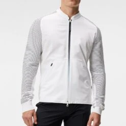 J.Lindeberg Golf Mid Layer - Rolf Hybrid Knit FZ - White SS23 15 J.Lindeberg Golf Mid Layer - Rolf Hybrid Knit FZ - White SS23 -Golf Fashion Shop 0056 amkw07594 0000 003 original