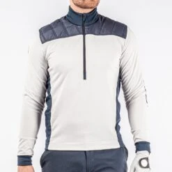 Galvin Green Golf Pullover - Durante Insula - Cool Grey AW23 -Golf Fashion Shop 0056 durante c0100079094 s 141