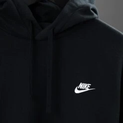 Nike Golf Hoodie - NSW Club Fleece Pullover - Black FA23 -Golf Fashion Shop 0059 nike hoodie 7