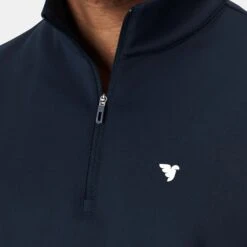 Macade Golf Pullover - Therma Quarter Zip - Navy SS23 -Golf Fashion Shop 0077 macade golf pullover therma quarter zip navy ss23 sw20230219 77