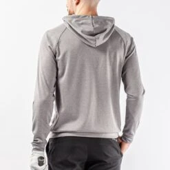 Galvin Green Golf Pullover - Desmond Hoodie - Grey Mel. AW23 -Golf Fashion Shop 0080 desmond c01000289112 s 99