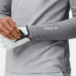 Macade Golf Pullover - Tech Quarter Zip - Grey SS23 -Golf Fashion Shop 0082 macade golf pullover tech quarter zip grey ss23 sw20211056 87