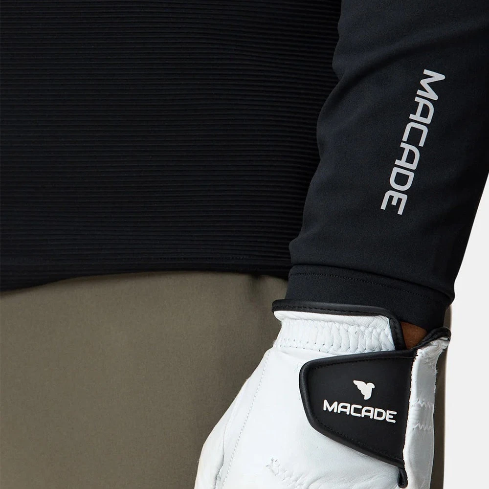 Macade Golf Pullover - Tech Quarter Zip - Black SS23 11 Macade Golf Pullover - Tech Quarter Zip - Black SS23 - Image 9