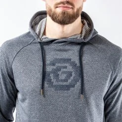 Galvin Green Golf Pullover - Desmond Hoodie - Navy Mel. AW23 -Golf Fashion Shop 0089 desmond c01000289111 s 92