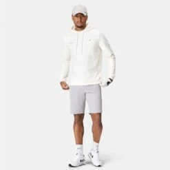 Macade Golf Pullover - Range Tour Hoodie - White SS23 -Golf Fashion Shop 0093 macade golf pullover range tour hoodie white ss23 sw20232287 113