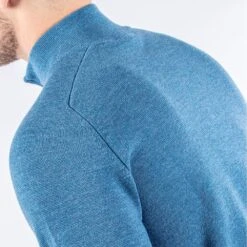 Galvin Green Golf Jumper - Chester Merino - Blue Mel. AW23 -Golf Fashion Shop 0108 chester g11569587 s 62