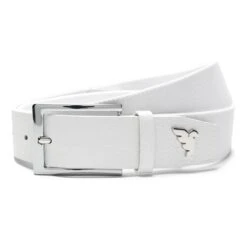 Macade Golf Belt - Tour Leather Stretch - White SS23