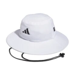 Adidas Golf Hat - Wide Brim Aussie Hat - White AW23