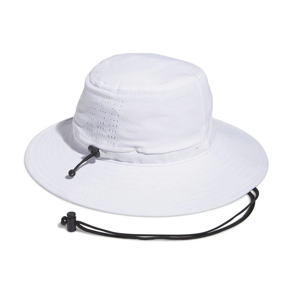 Adidas Golf Hat - Wide Brim Aussie Hat - White AW23 4 Adidas Golf Hat - Wide Brim Aussie Hat - White AW23 - Image 2