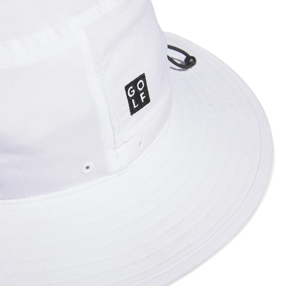 Adidas Golf Hat - Wide Brim Aussie Hat - White AW23 5 Adidas Golf Hat - Wide Brim Aussie Hat - White AW23 - Image 3