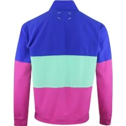 Adidas Golf Jumper - Adicross Anorak QZ - Lucid Blue SS23 -Golf Fashion Shop adidas golf jumper adicross anorak qz lucid blue ss23 hs5621 m