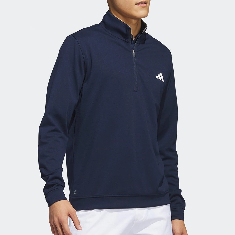 Adidas Golf Jumper - Elevated QZ - Collegiate Navy AW23 8 Adidas Golf Jumper - Elevated QZ - Collegiate Navy AW23 - Image 6