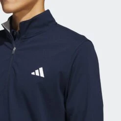 Adidas Golf Jumper - Elevated QZ - Collegiate Navy AW23 18 Adidas Golf Jumper - Elevated QZ - Collegiate Navy AW23 -Golf Fashion Shop adidas golf jumper elevated qz collegiate navy ss23 ib6114 e