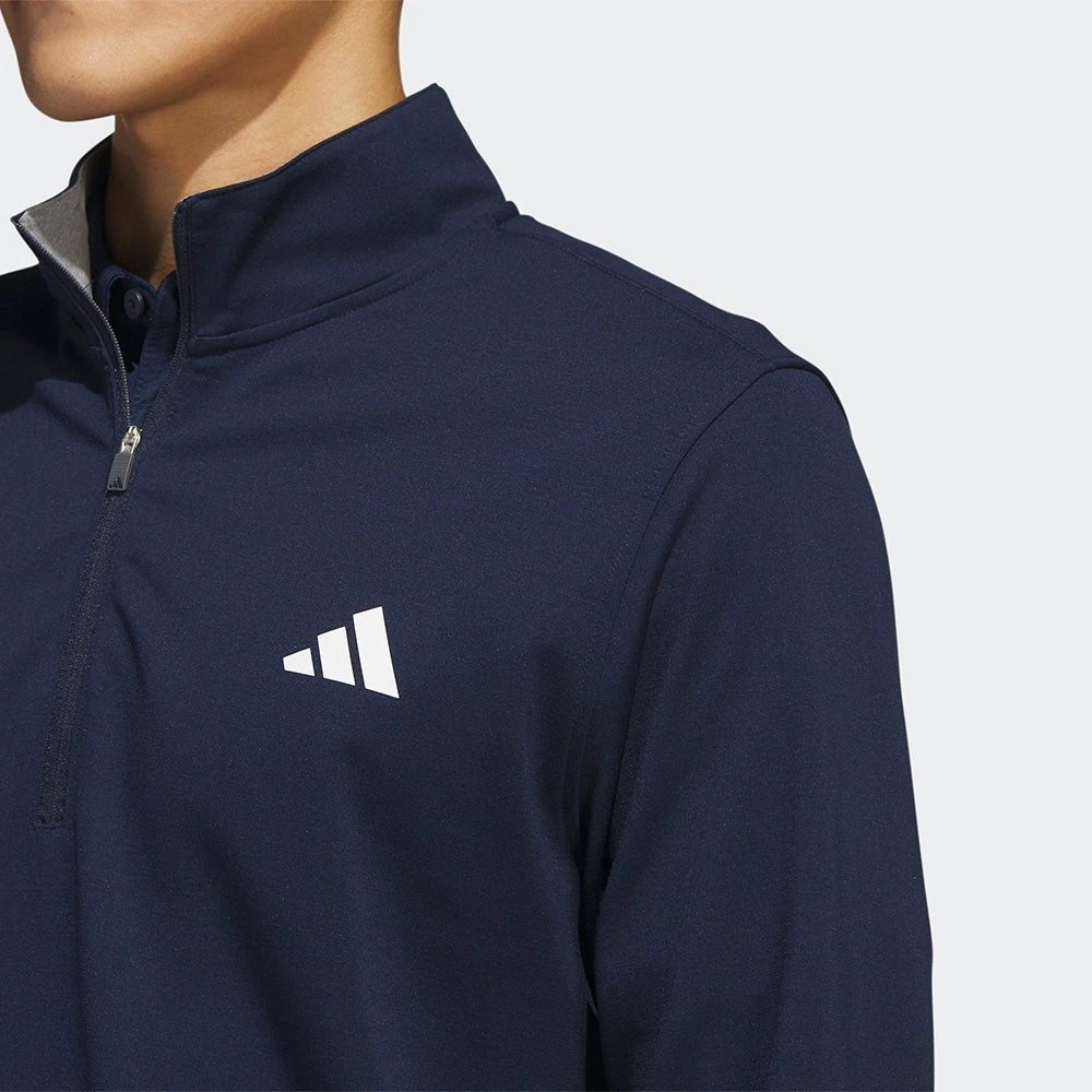 Adidas Golf Jumper - Elevated QZ - Collegiate Navy AW23 10 Adidas Golf Jumper - Elevated QZ - Collegiate Navy AW23 - Image 8