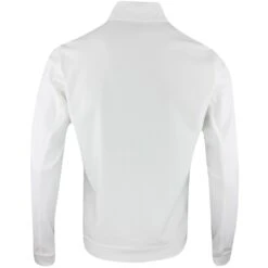 Adidas Golf Jumper - Elevated QZ - White AW23 -Golf Fashion Shop adidas golf jumper elevated qz white ss23 ib6113 p