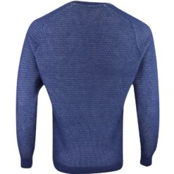 Adidas Golf Jumper - Primeknit Tour Crew - Collegiate Navy SS23 -Golf Fashion Shop adidas golf jumper primeknit tour crew collegiate navy ss23 hr7959 1