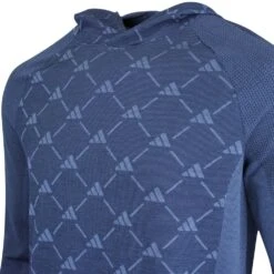 Adidas Golf Pullover - Primeknit TOUR Hoodie - Collegiate Navy AW23 9 Adidas Golf Pullover - Primeknit TOUR Hoodie - Collegiate Navy AW23 -Golf Fashion Shop adidas golf pullover primeknit tour hoodie collegiate navy aw23 in2660 1