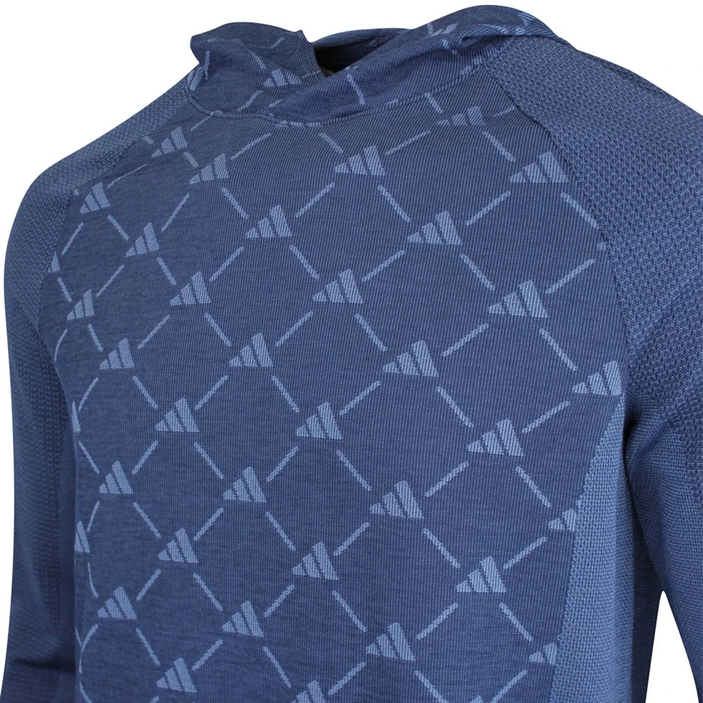 Adidas Golf Pullover - Primeknit TOUR Hoodie - Collegiate Navy AW23 6 Adidas Golf Pullover - Primeknit TOUR Hoodie - Collegiate Navy AW23 - Image 4