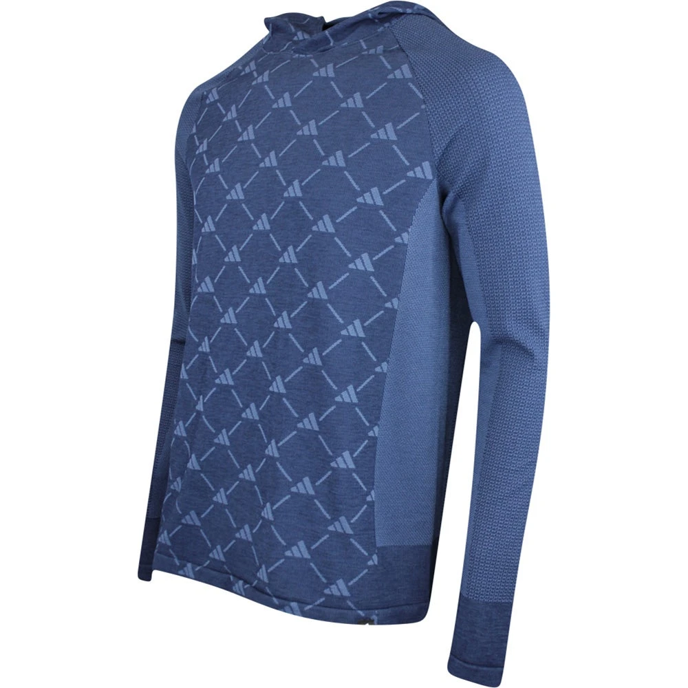 Adidas Golf Pullover - Primeknit TOUR Hoodie - Collegiate Navy AW23 4 Adidas Golf Pullover - Primeknit TOUR Hoodie - Collegiate Navy AW23 - Image 2