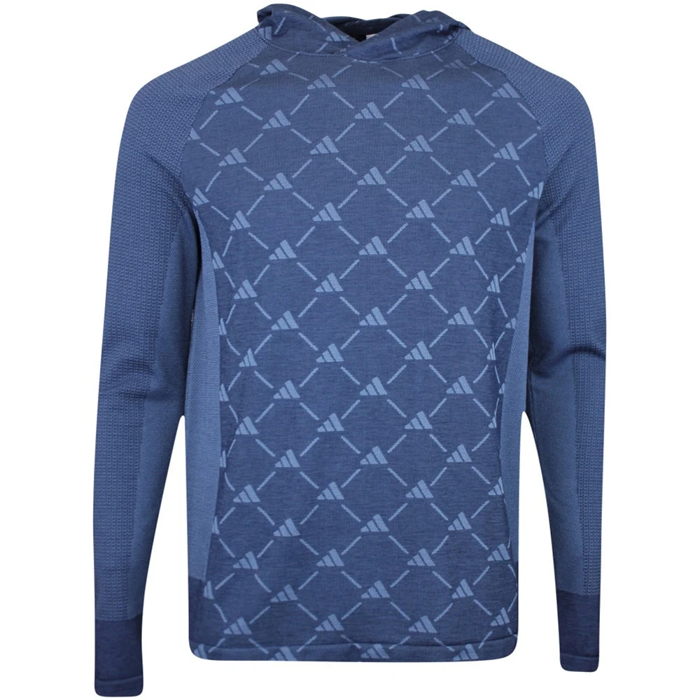 Adidas Golf Pullover - Primeknit TOUR Hoodie - Collegiate Navy AW23 3 Adidas Golf Pullover - Primeknit TOUR Hoodie - Collegiate Navy AW23