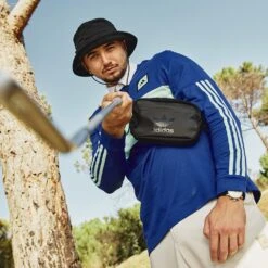 Adidas Golf Shirt - Adicross Long Sleeve Polo - Lucid Blue SS23 -Golf Fashion Shop adidas golf shirt adicross long sleeve polo lucid blue ss23 hs5619 w