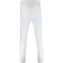 Adidas Golf Trousers - Primegreen Tapered Pant - White AW23 -Golf Fashion Shop adidas golf trousers primegreen tapered ss22 02p