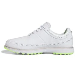 Adidas Golf Shoes - MC80 - White - Lucid Lemon AW23 -Golf Fashion Shop adidas golf shoes mc80 ftwr white lucid lemon aw23 id4748 5