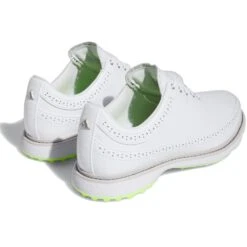 Adidas Golf Shoes - MC80 - White - Lucid Lemon AW23 -Golf Fashion Shop adidas golf shoes mc80 ftwr white lucid lemon aw23 id4748 7