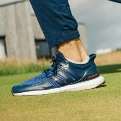 Adidas Golf Shoes - Ultraboost Spikeless - Collegiate Navy AW23 -Golf Fashion Shop adidas ultraboost golf shoes 0010 layer 4