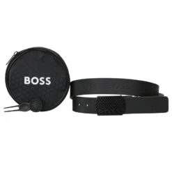 BOSS Golf Belt - Golf Gift Set Sz35 - Black FA23 -Golf Fashion Shop boss golf belt golf gift set sz35 black fa23 50497430 008