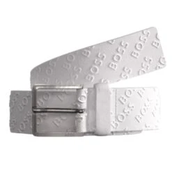 BOSS Golf Belt - Ther Tonal Logo Sz35 - Training White FA23