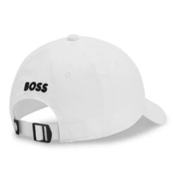 BOSS Golf Cap - Golf Logo - Training White FA23 -Golf Fashion Shop boss golf cap golf logo training white fa23 50500628 100 r
