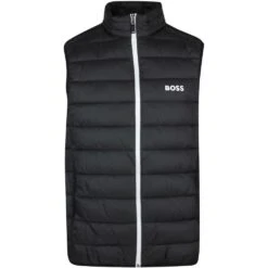 BOSS Golf Gilet - V_Thor Vest - Black - White WI23