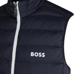 BOSS Golf Gilet - V_Thor Vest - Dark Navy WI23 -Golf Fashion Shop boss golf gilet v thor new logo sp22 01d