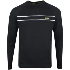 BOSS Golf Jumper - Righam Crew - Black SP23