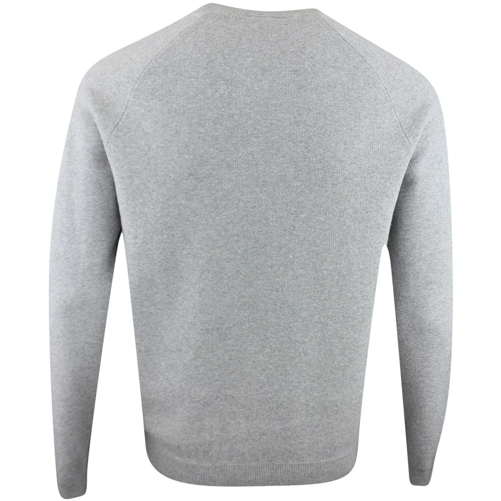 BOSS Golf Jumper - Righam Crew - Grey Melange SP23 5 BOSS Golf Jumper - Righam Crew - Grey Melange SP23 - Image 3
