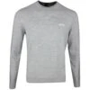 BOSS Golf Jumper - Romar Crew - Grey Melange SP23