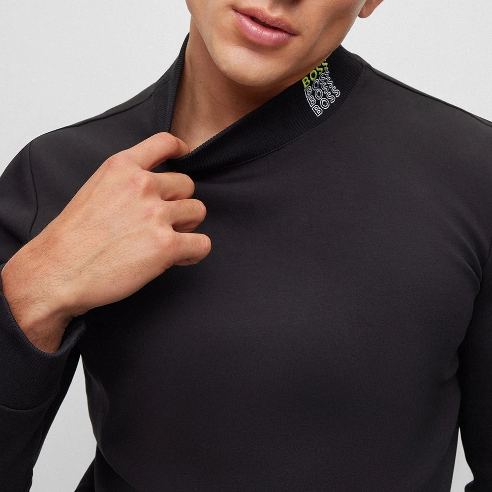 BOSS Golf Jumper - Salbock 1 Crew - Black SP23 9 BOSS Golf Jumper - Salbock 1 Crew - Black SP23 - Image 7