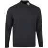 BOSS Golf Jumper - Salbock 1 Crew - Black SP23 -Golf Fashion Shop boss golf jumper salbock 1 crew black sp23 d