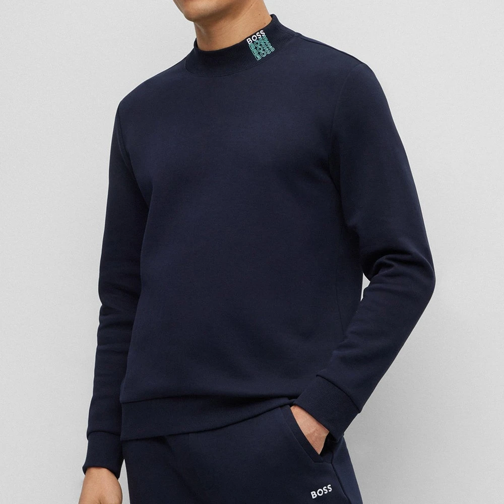 BOSS Golf Jumper - Salbock 1 Crew - Dark Navy SP23 7 BOSS Golf Jumper - Salbock 1 Crew - Dark Navy SP23 - Image 5