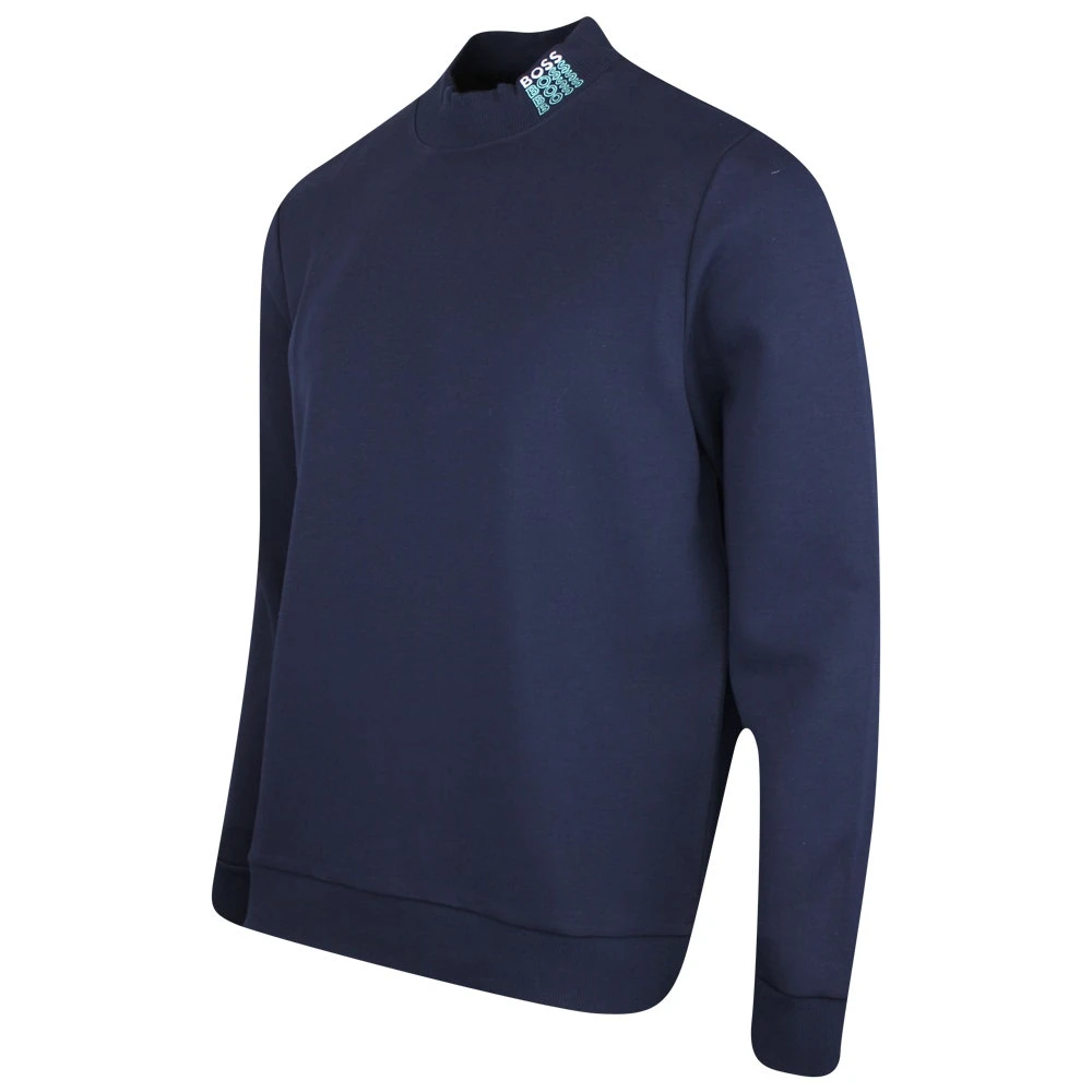 BOSS Golf Jumper - Salbock 1 Crew - Dark Navy SP23 4 BOSS Golf Jumper - Salbock 1 Crew - Dark Navy SP23 - Image 2