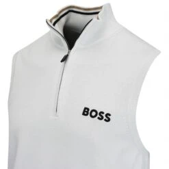 BOSS Golf Jumper - Zaxly Pro - Training White FA23 -Golf Fashion Shop boss golf jumper zaxly pro training white fa23 50493791 100 65